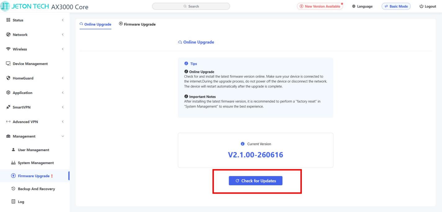 How to enable automatic firmware updates - Step 5
