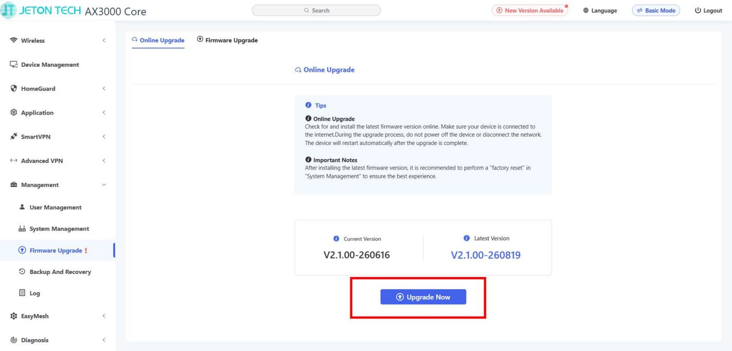 How to enable automatic firmware updates - Step 5