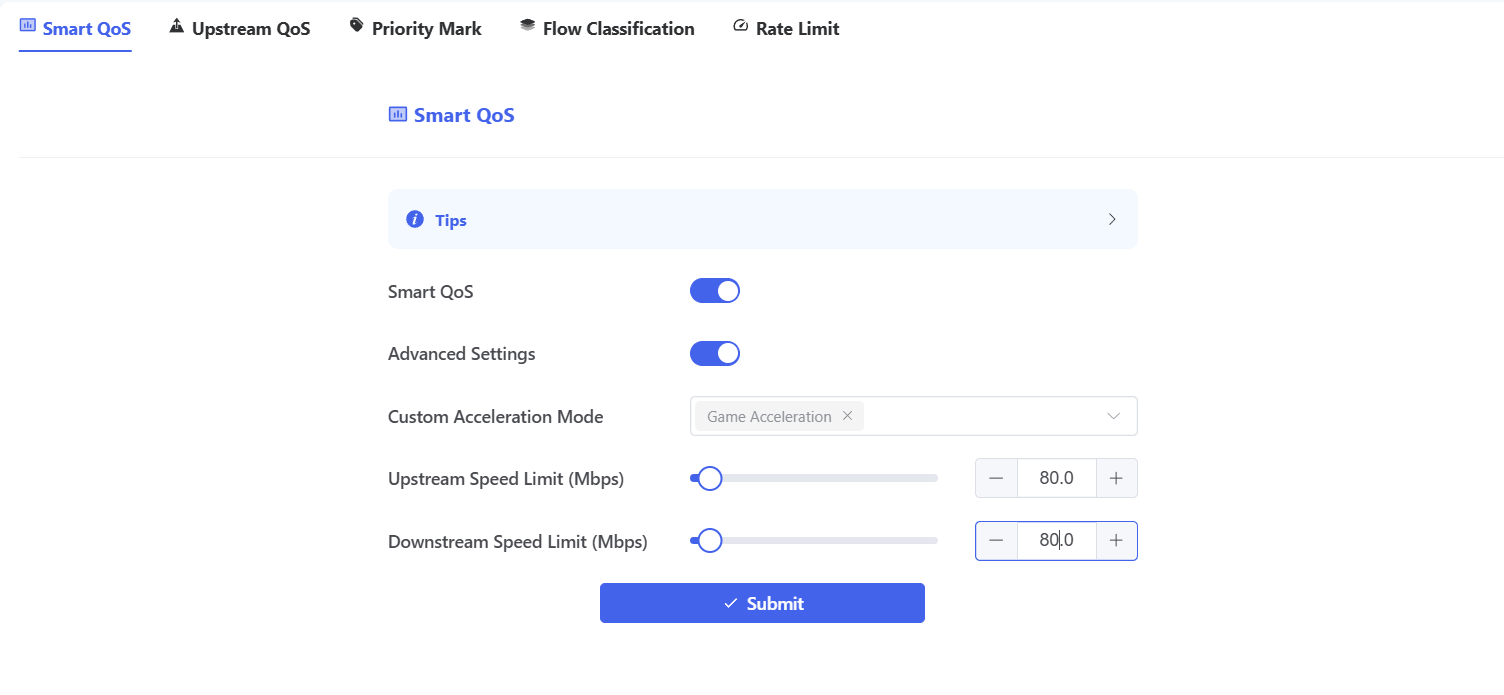 How to enable Smart QoS and game acceleration - Step 4